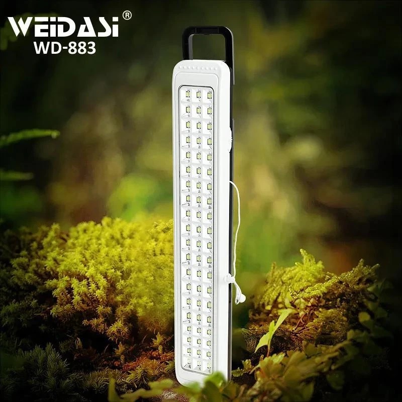 چراغ اضطراری ویداسی مدل WD-883 با 60 لامپ SMD LED