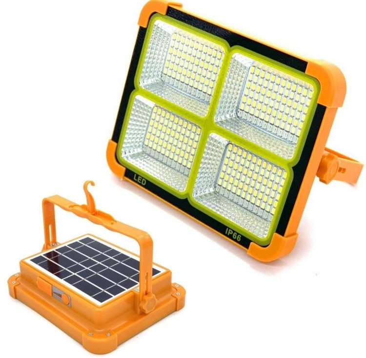 پرژکتور شارژی خورشیدی کیانگ مدل KY-200W ظرفیت ۲۰۰ وات